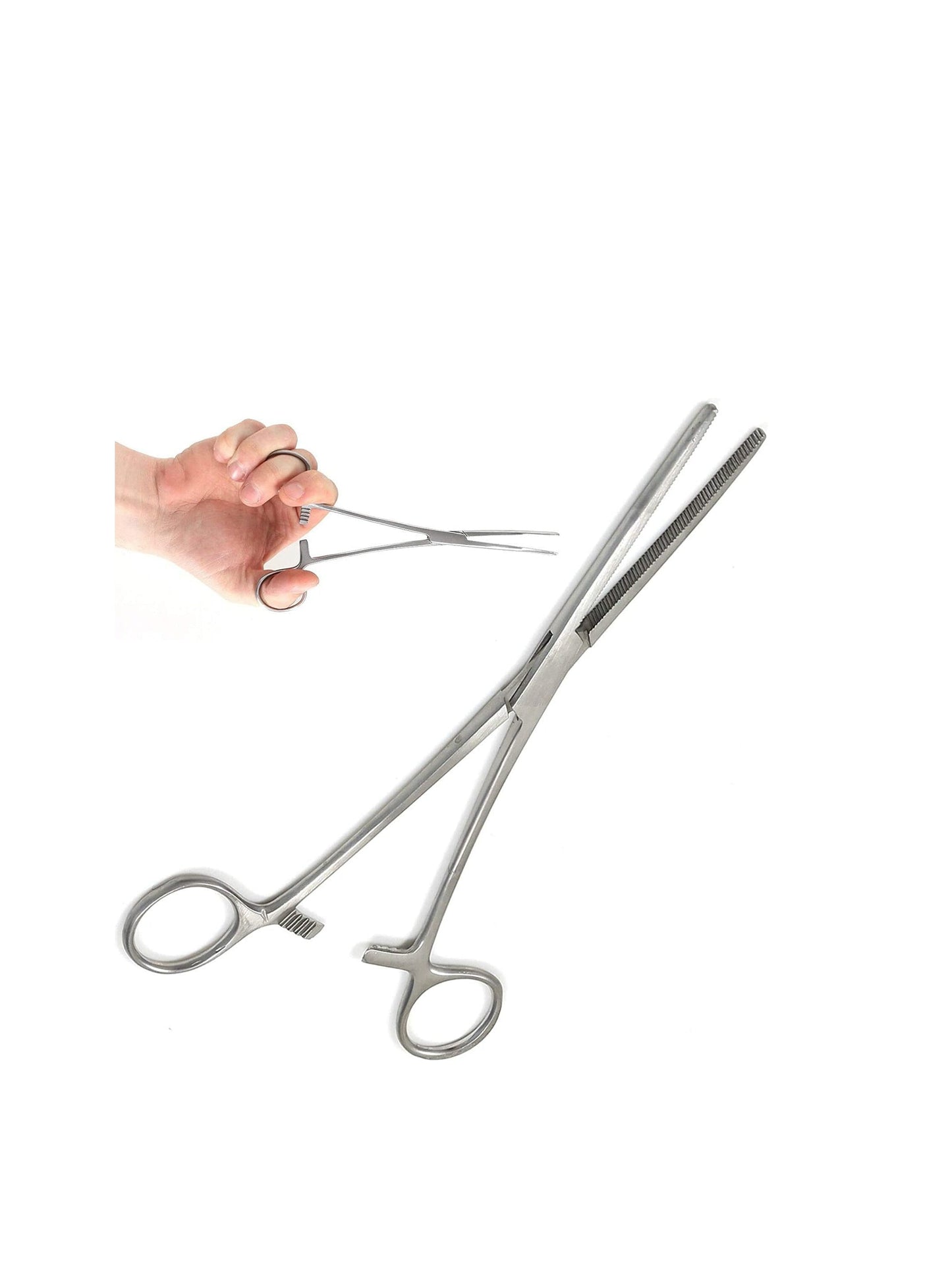 Fishing forceps with hand holding small pliers, stainless steel