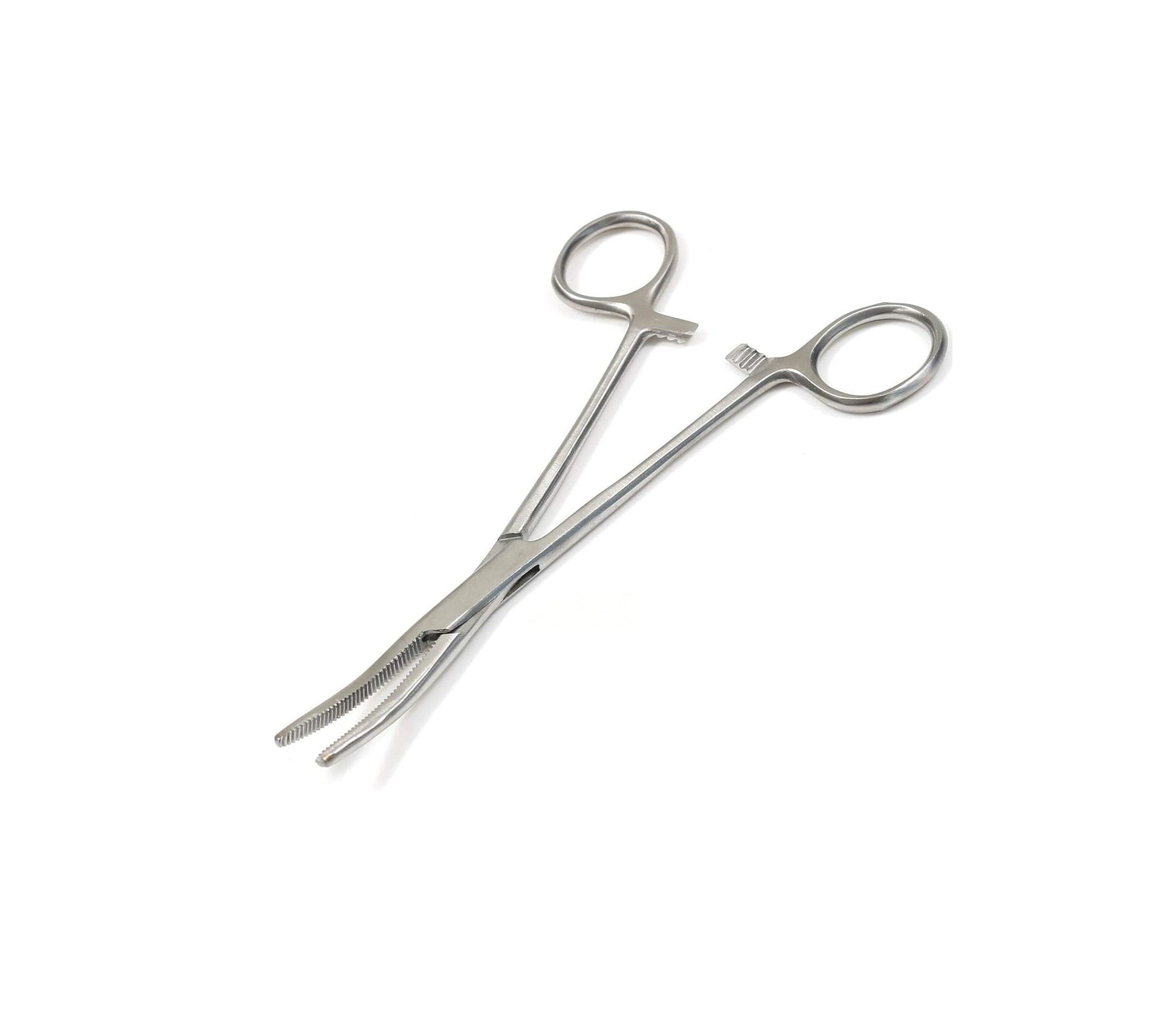 Stainless steel 6'' curved fishing forceps for hook removal