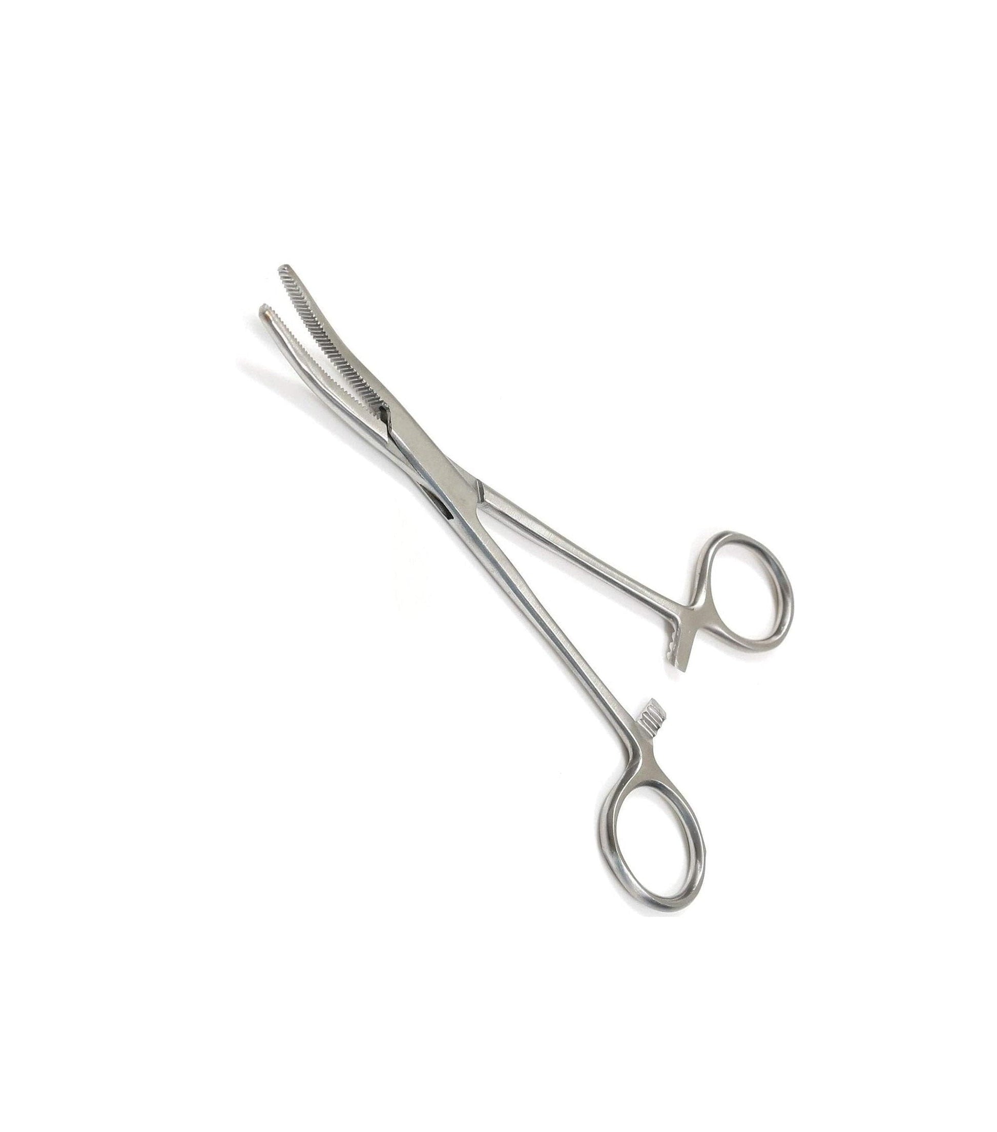 Curved hook remover fishing forceps in stainless steel