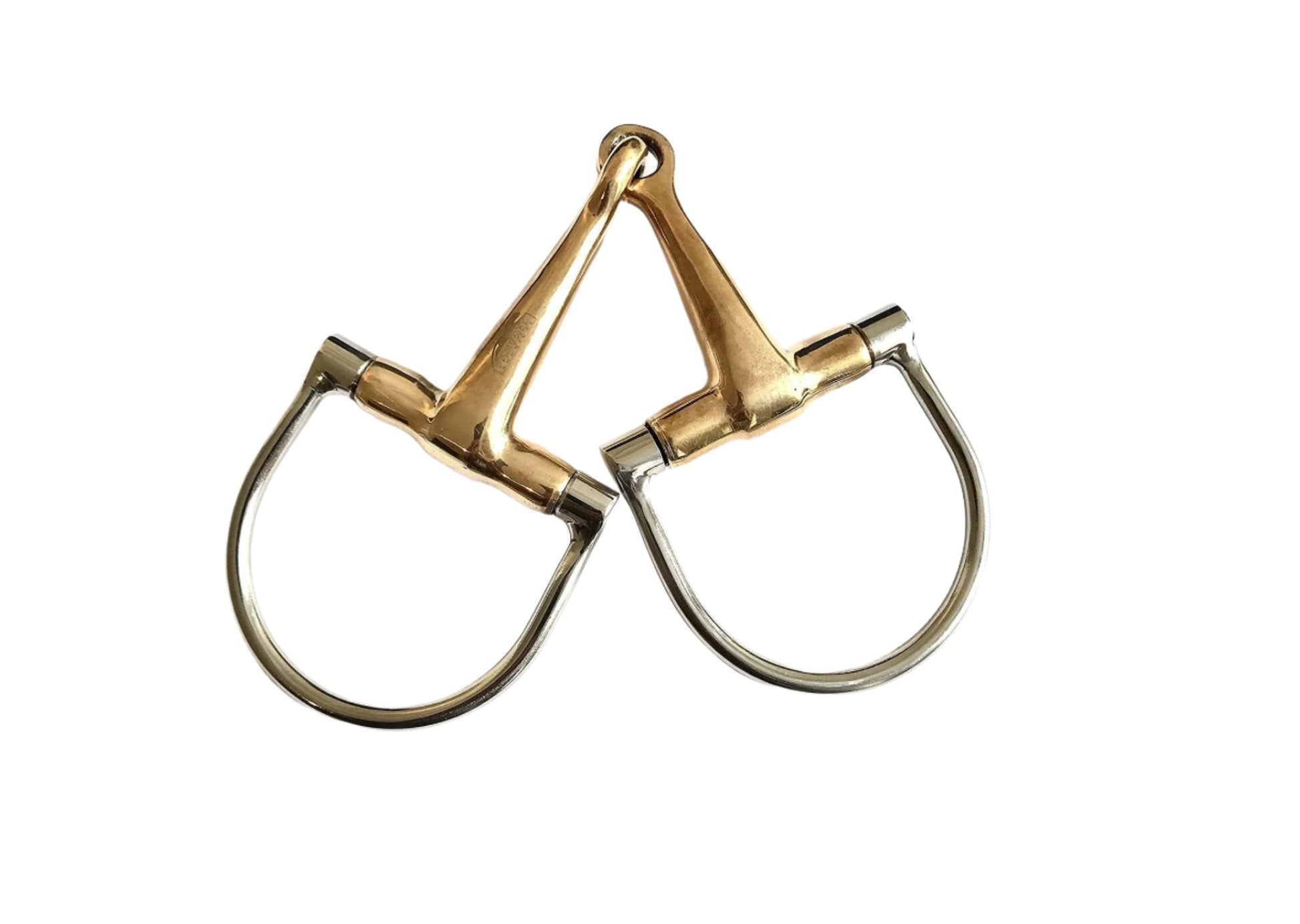 Stainless steel eggbutt snaffle bit for horse riding