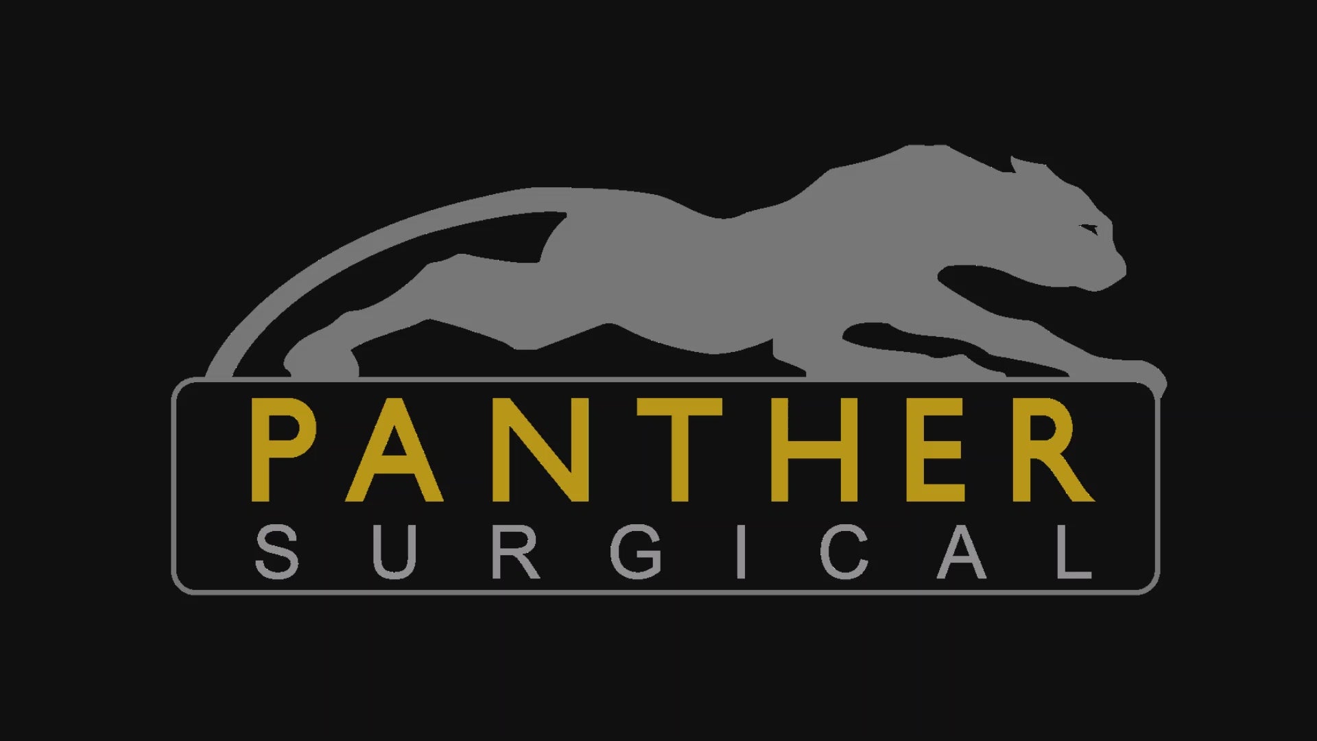 Panther Surgical logo on black background